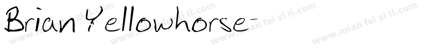 Brian Yellowhorse字体转换